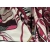 GLAMOUR JEDWABNA APASZKA ABSTRAKCJA BURGUND MAGENTA ECRU 90/90 cm