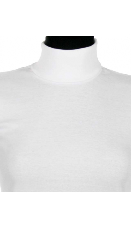 GOLF BAWEŁNIANY JERSEY TRYKOT BIAŁY