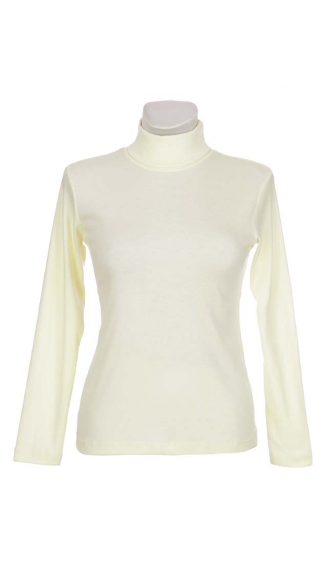 GOLF BAWEŁNIANY JERSEY TRYKOT ECRU