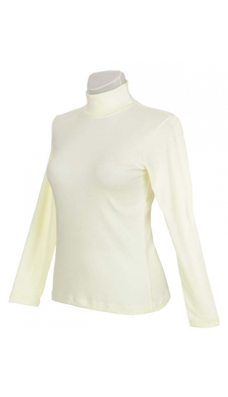 GOLF BAWEŁNIANY JERSEY TRYKOT ECRU