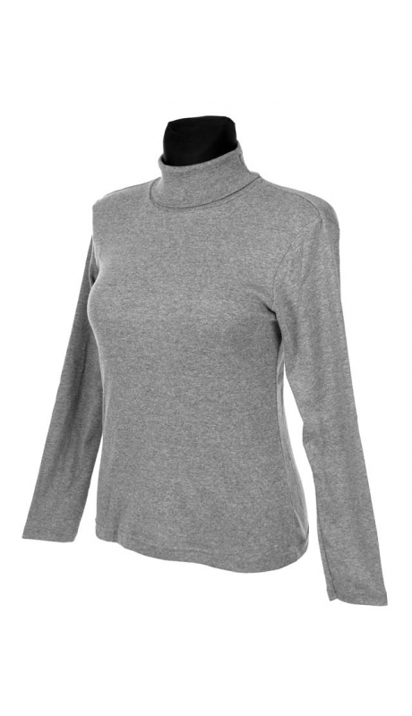 GOLF BAWEŁNIANY JERSEY TRYKOT SZARY