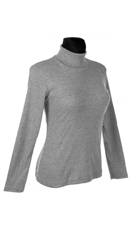 GOLF BAWEŁNIANY JERSEY TRYKOT SZARY