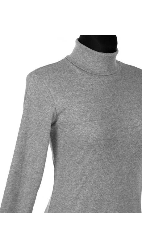 GOLF BAWEŁNIANY JERSEY TRYKOT SZARY