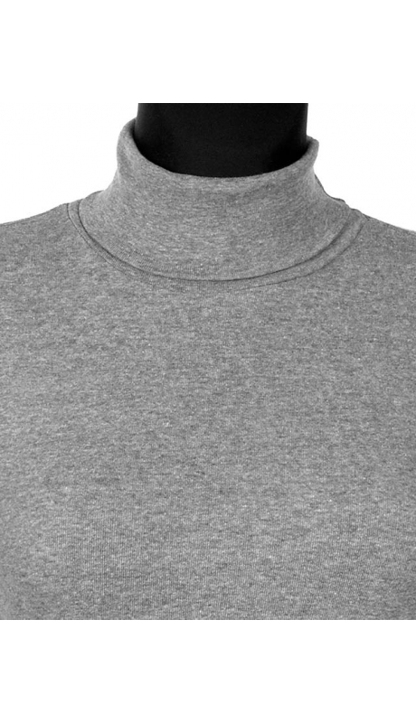 GOLF BAWEŁNIANY JERSEY TRYKOT SZARY