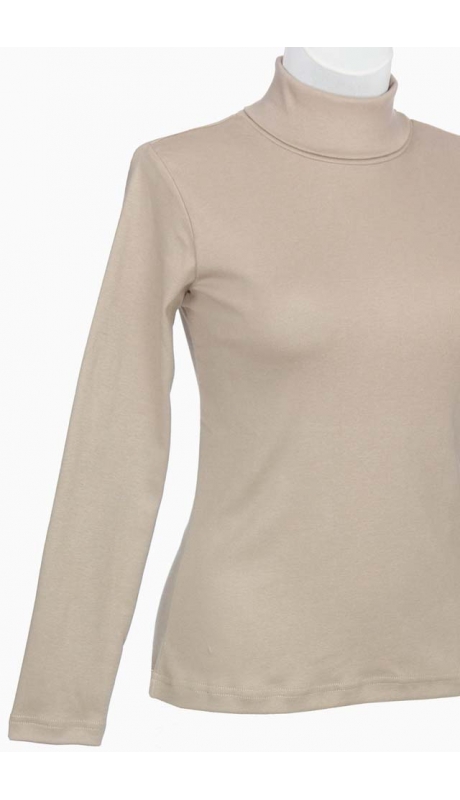 GOLF BAWEŁNIANY JERSEY TRYKOT BEŻOWY