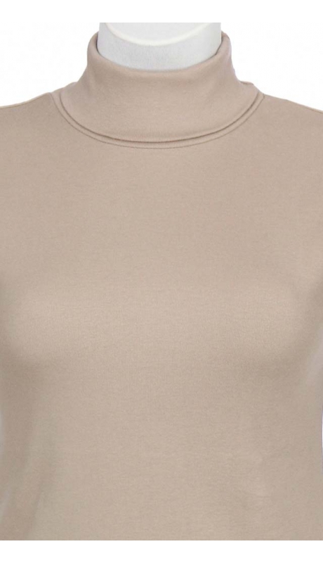 GOLF BAWEŁNIANY JERSEY TRYKOT BEŻOWY