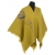 PONCZO CHUSTA Z HAFTEM, ŻÓŁTY MUSZTARDOWY ODCIEŃ, ROZMIAR UNIWERSALNY 42 - 56