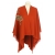 PONCZO, CHUSTA Z HAFTEM RUDE, KORALOWE R. UNI 42 - 56