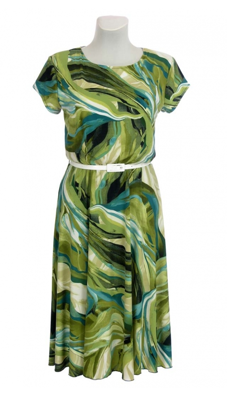 SUKIENKA MIDI KOMUNIA WESELE DO WYJŚCIA ZIELENIE