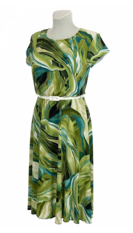 SUKIENKA MIDI KOMUNIA WESELE DO WYJŚCIA ZIELENIE