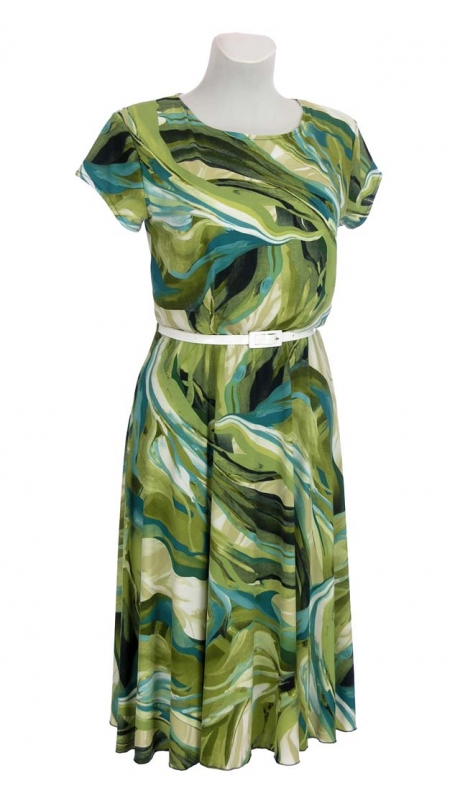 SUKIENKA MIDI KOMUNIA WESELE DO WYJŚCIA ZIELENIE