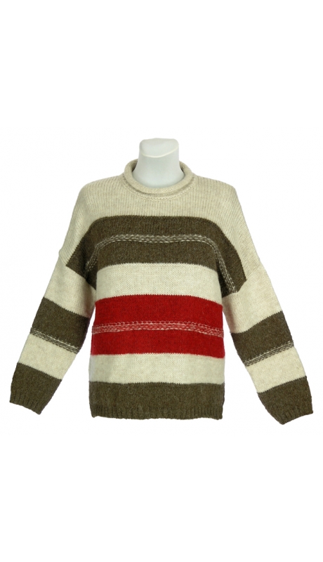 CIEPŁY SWETER WEŁNA Z MOHEREM R. UNIWERSALNY 38 – 46