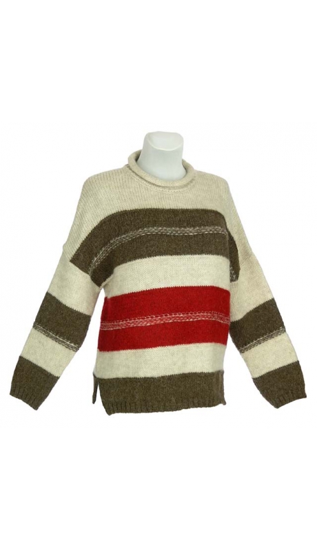 CIEPŁY SWETER WEŁNA Z MOHEREM R. UNIWERSALNY 38 – 46