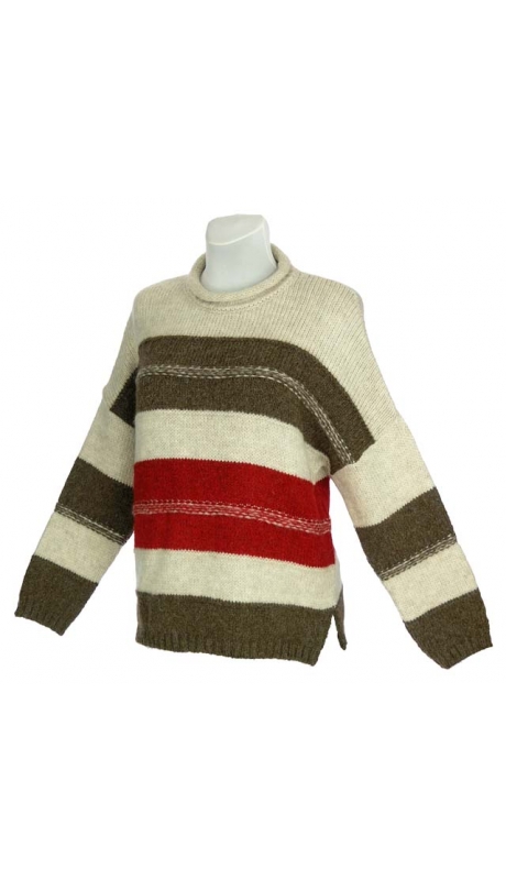 CIEPŁY SWETER WEŁNA Z MOHEREM R. UNIWERSALNY 38 – 46
