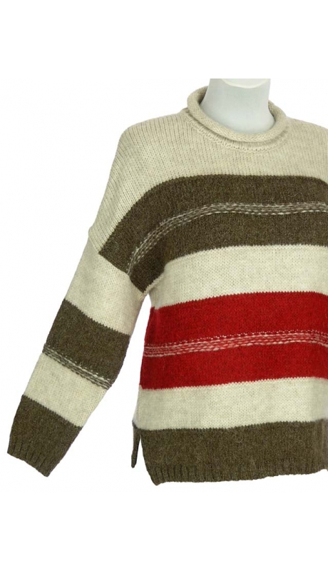 CIEPŁY SWETER WEŁNA Z MOHEREM R. UNIWERSALNY 38 – 46