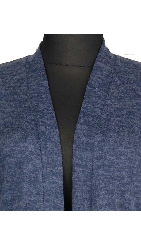 KARDIGAN WDZIANKO RODZAJ SWETRA GRANATOWY