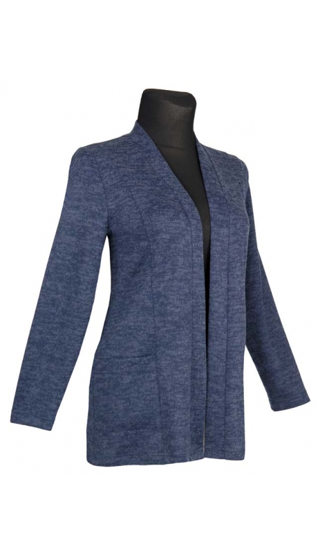 KARDIGAN WDZIANKO RODZAJ SWETRA GRANATOWY