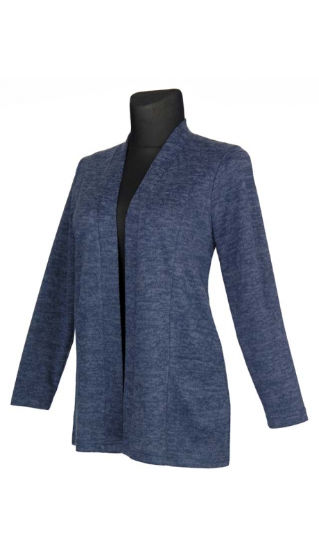 KARDIGAN WDZIANKO RODZAJ SWETRA GRANATOWY